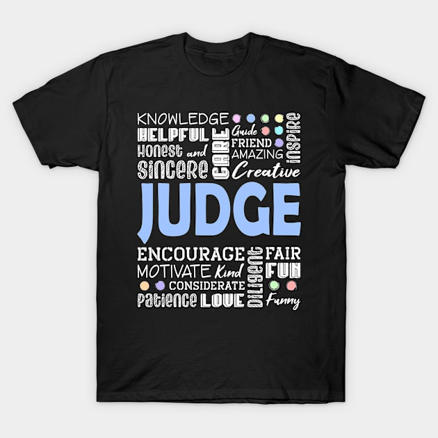 Judge Love Words T-Shirt by White Martian